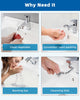 AquaTwist – 1080° Drehbarer Wasserhahnaufsatz | Flexible Aufrüstung mit zwei Strahlarten
