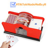 ShuffleMate™ – Handkurbel-Kartenmischmaschine für Poker, Blackjack und mehr