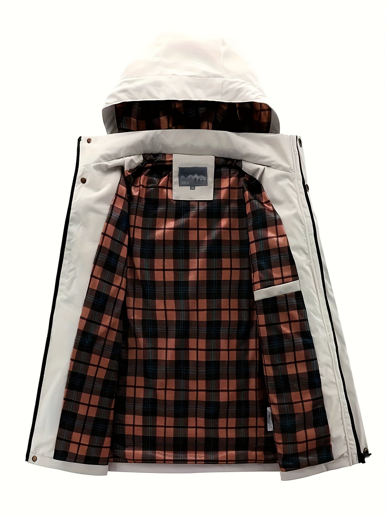 Thijs | Wasserdichter & Winddichter Herren-Softshell-Mantel mit Kapuze und Mehreren Taschen