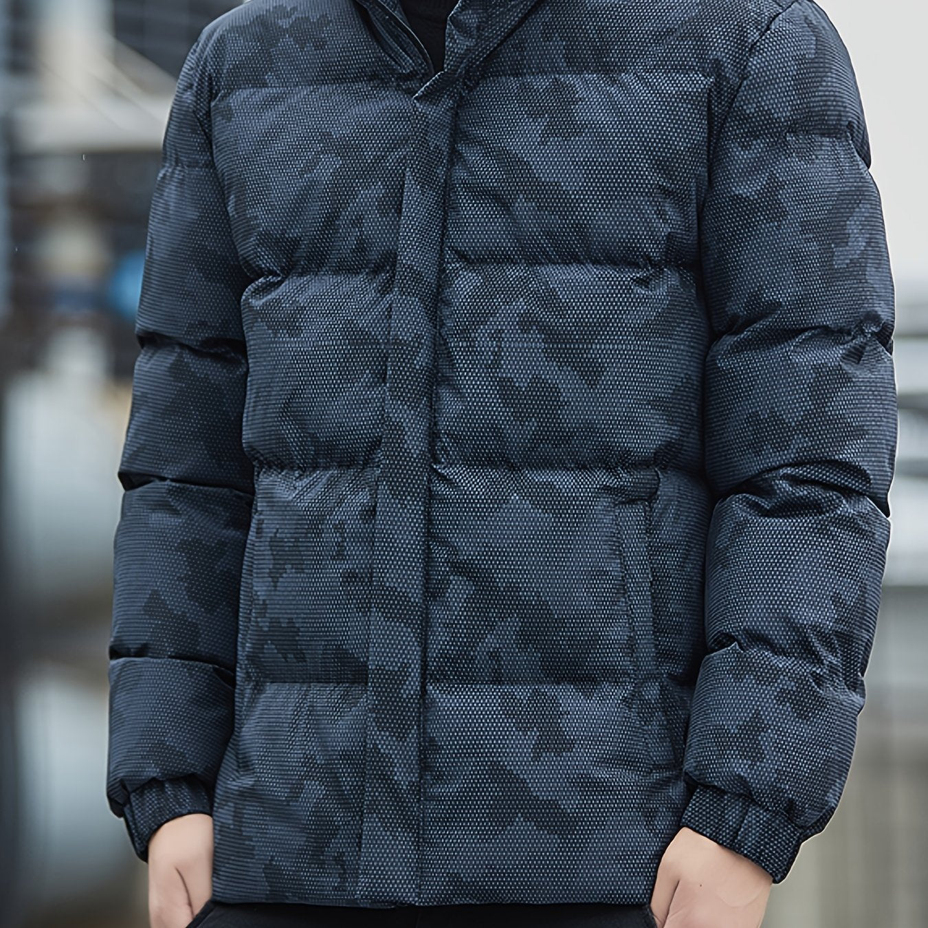 Sem | Warme Camouflage-Winterjacke Mit Kapuze
