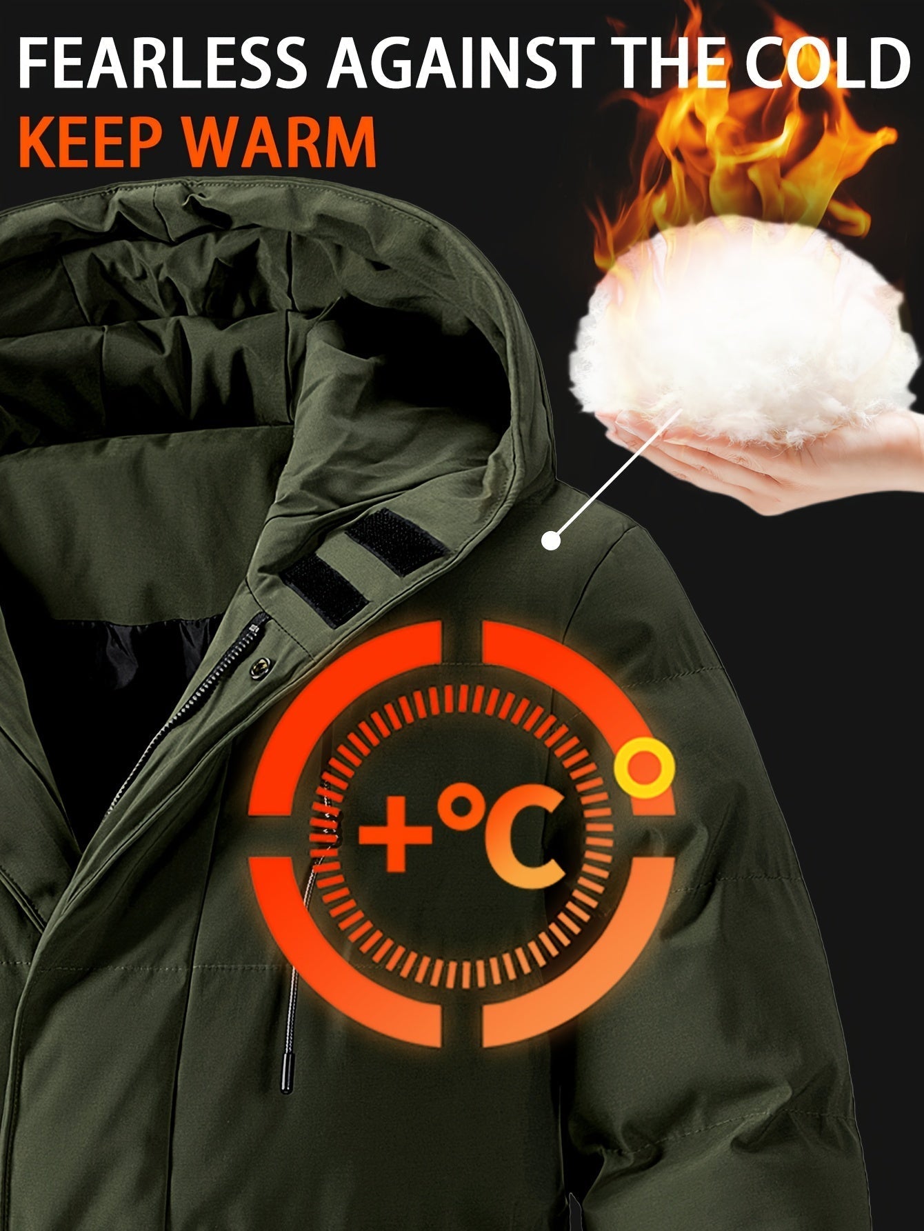 Tom | Warmer Winter-Puffer Mit Kapuze Und Taschen