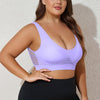 Lotte | Damen-Sport-BH in großen Größen - Atmungsaktives Mesh, breite Träger, herausnehmbare Pads, U-Rücken-Design, pink