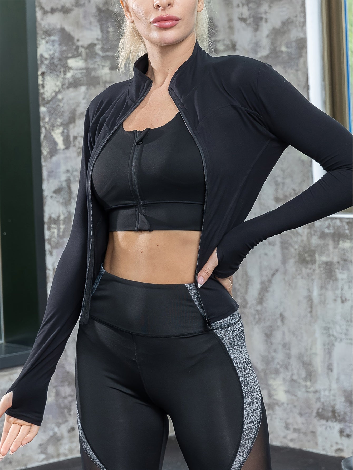Nina | Leichte langärmelige Sportjacke