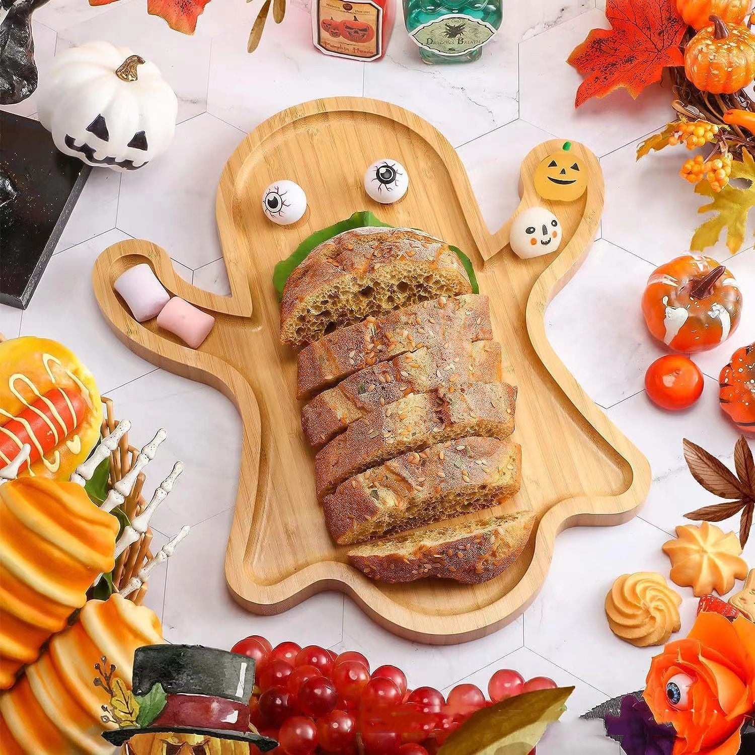 GhostTray™ – Die perfekte Halloween-Servierplatte für Käse, Früchte und Snacks!