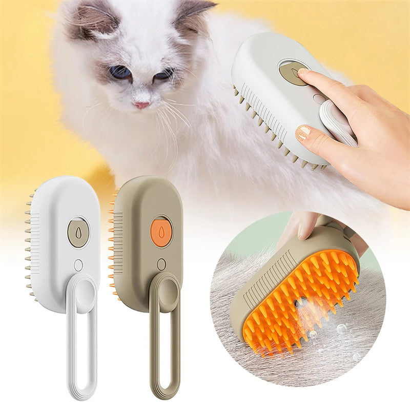 DampfBürste™ - Die ultimative 3-in-1-Pflege für Haustiere