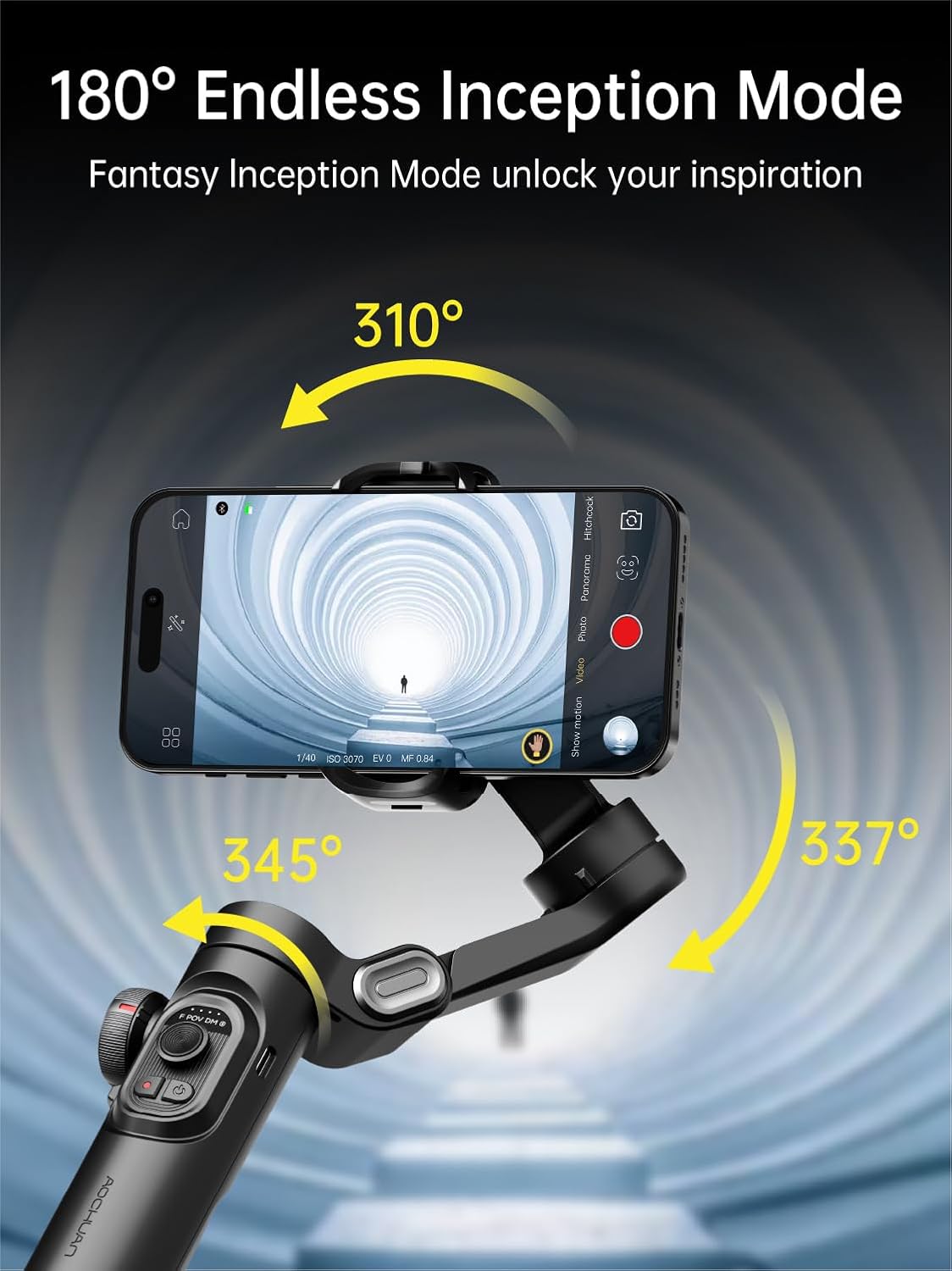 SteadyShot™ – Der faltbare 3-Achsen Smartphone Gimbal für wackelfreie Videos