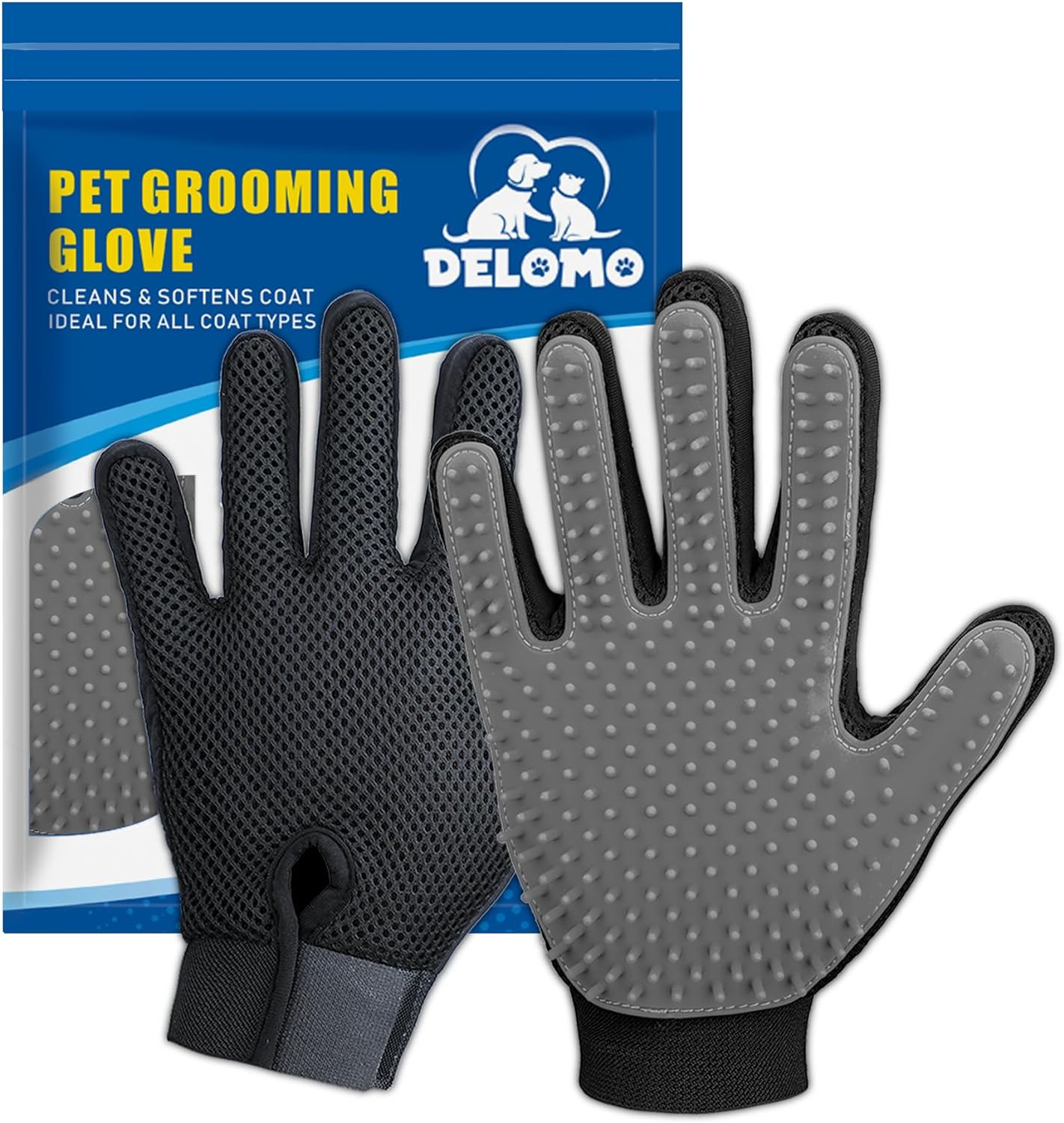 GroomPal™ - Die ultimative Pflegehandschuhe für Ihre Haustiere.