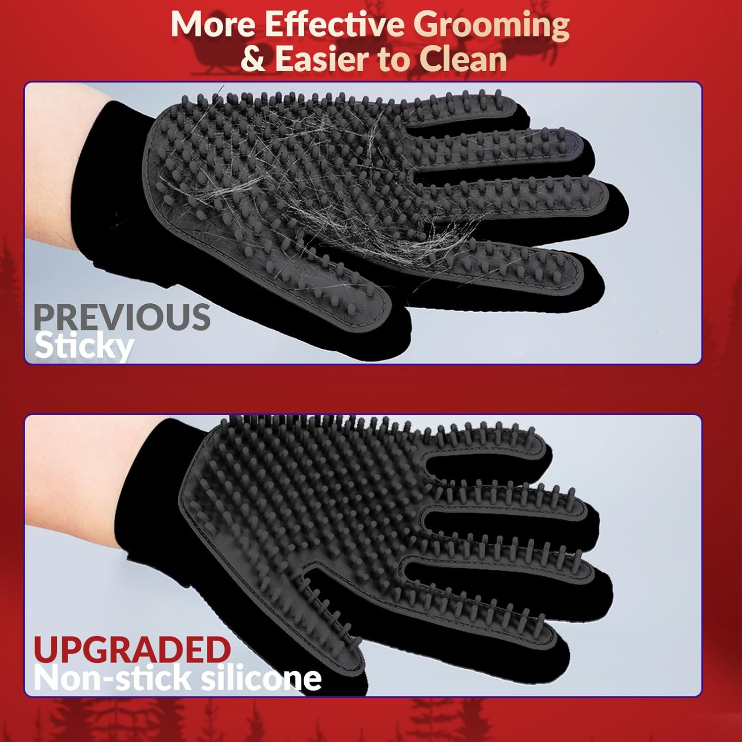 GroomPal™ - Die ultimative Pflegehandschuhe für Ihre Haustiere.