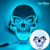 GlowSkull™ - LED-Totenkopfmaske mit Leuchteffekten für ein gruseliges Erlebnis.