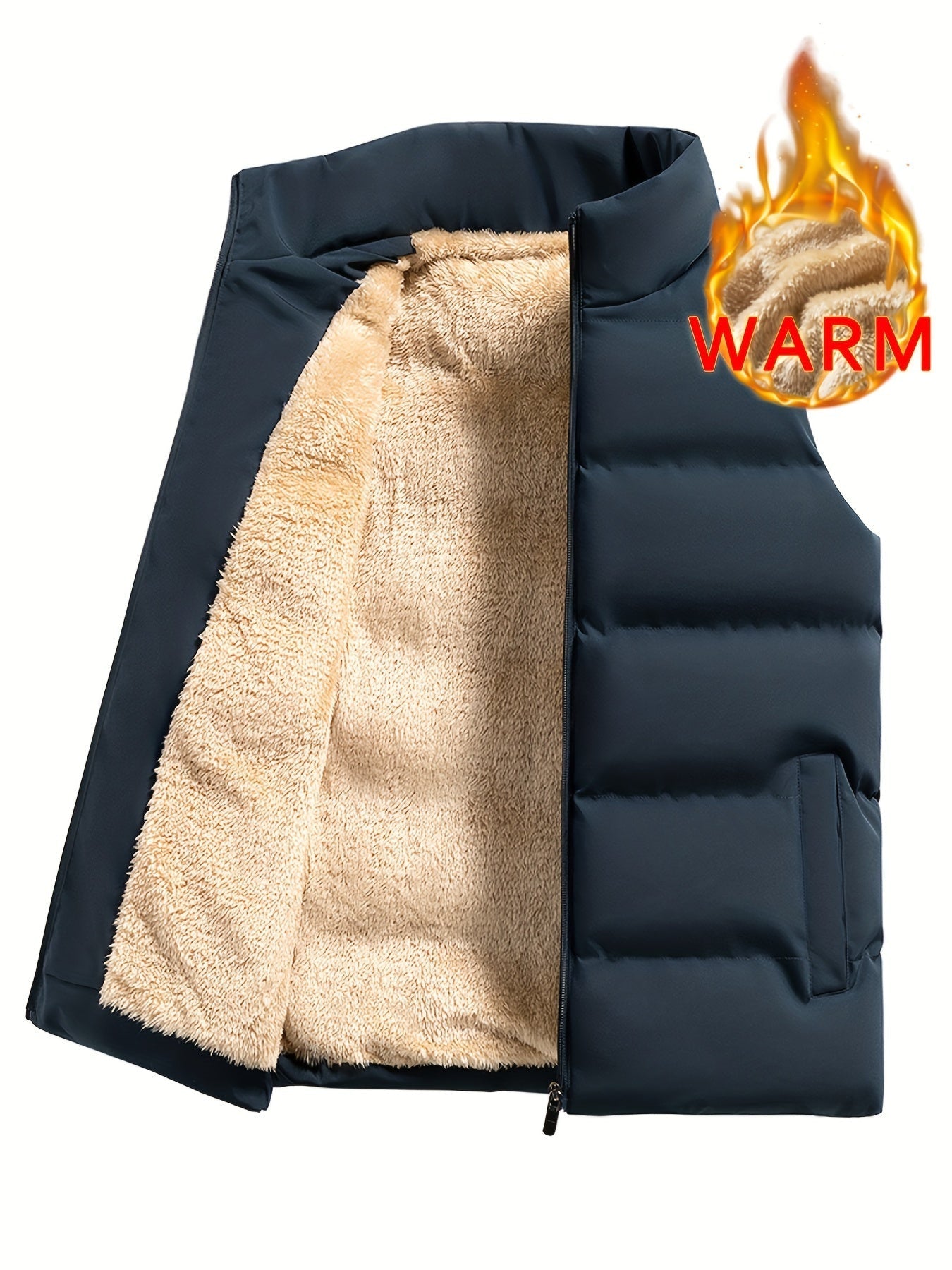 Lars | Warme Fleece-Winterweste für Herren