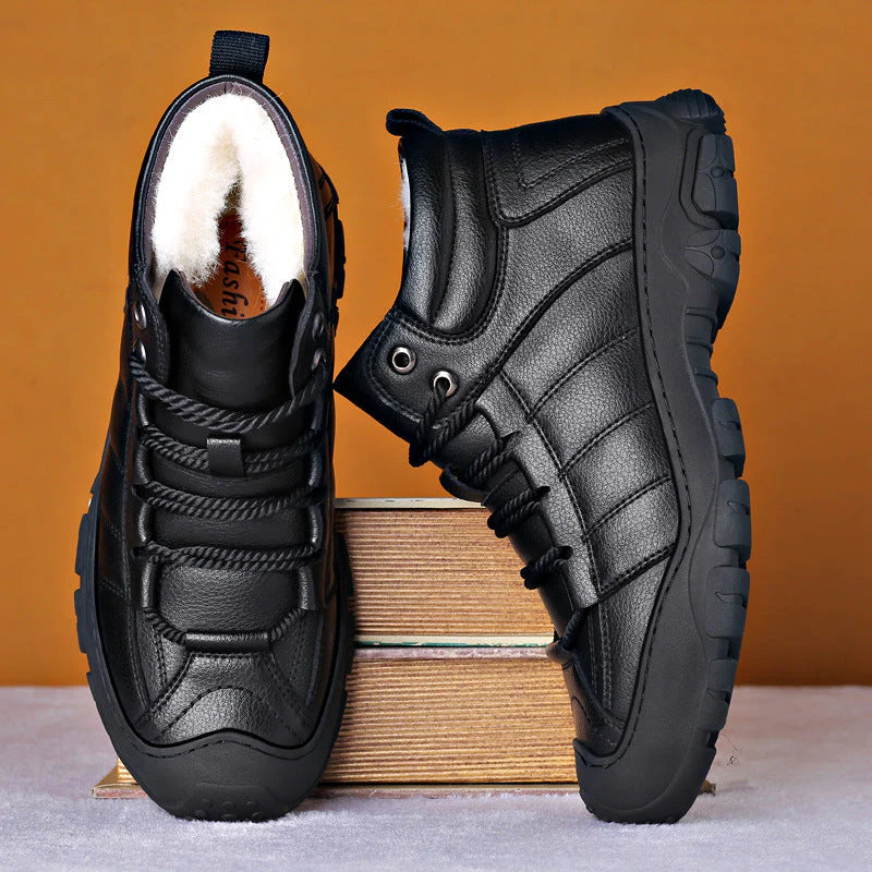 Laurens | Wasserdichte Winterstiefel für Herren mit Wollfutter