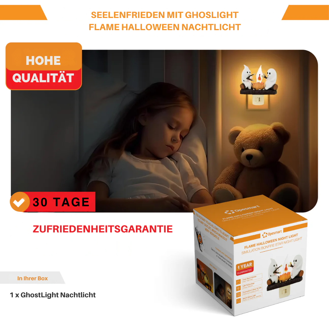 GhostLight™ – Das schaurige Lagerfeuer-Nachtlicht für eine gemütliche Halloween-Atmosphäre!