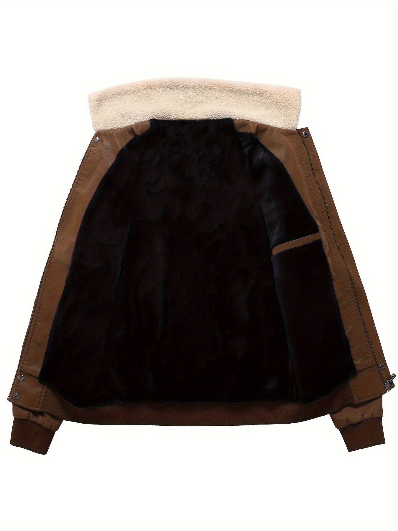 Milan | Vintage-Leder-Motorradjacke Mit Fleece-Futter