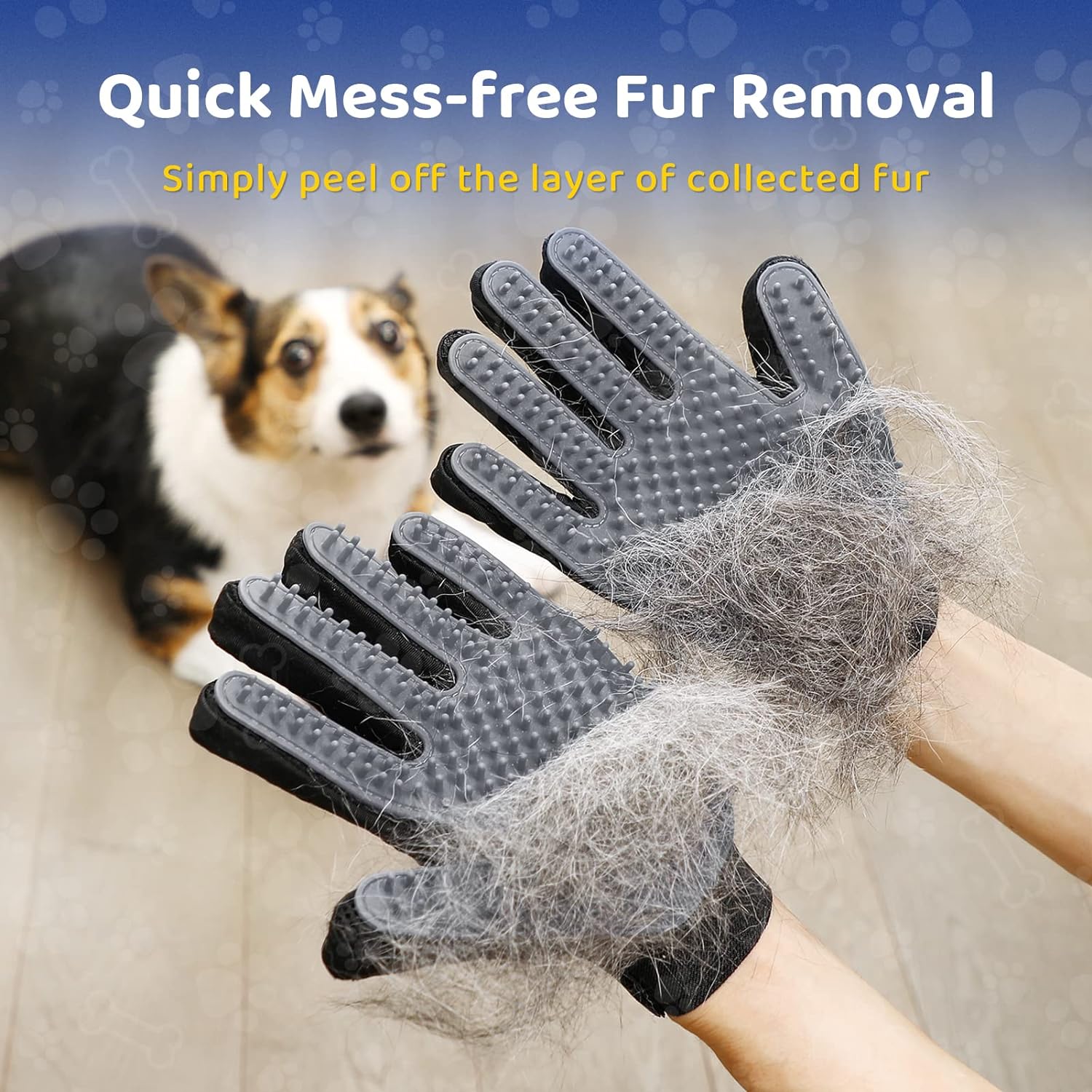 GroomPal™ - Die ultimative Pflegehandschuhe für Ihre Haustiere.