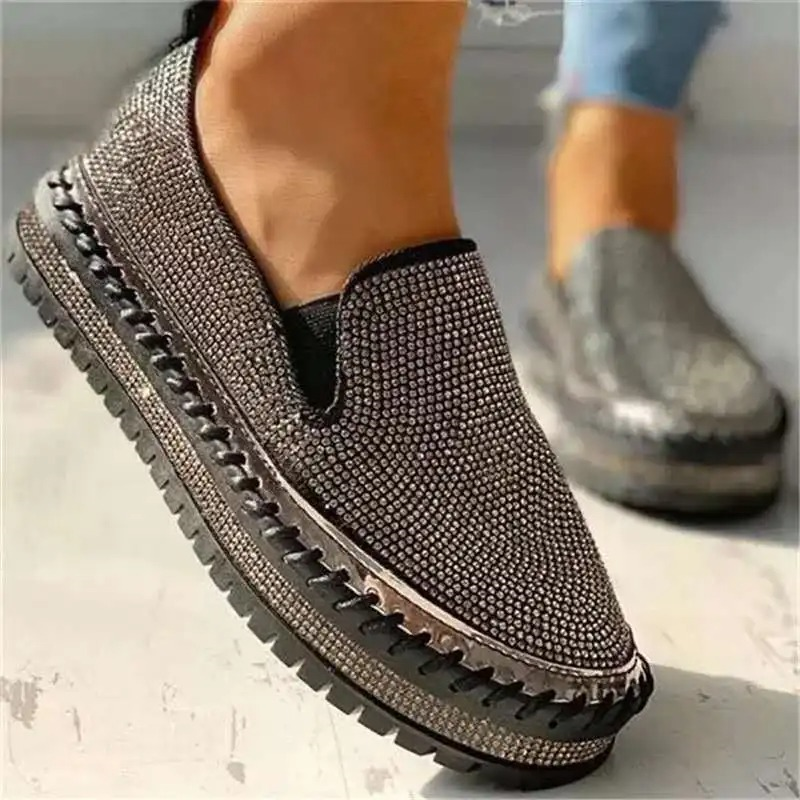 Rosan | Bequeme Glitzer-Slipper für Frauen