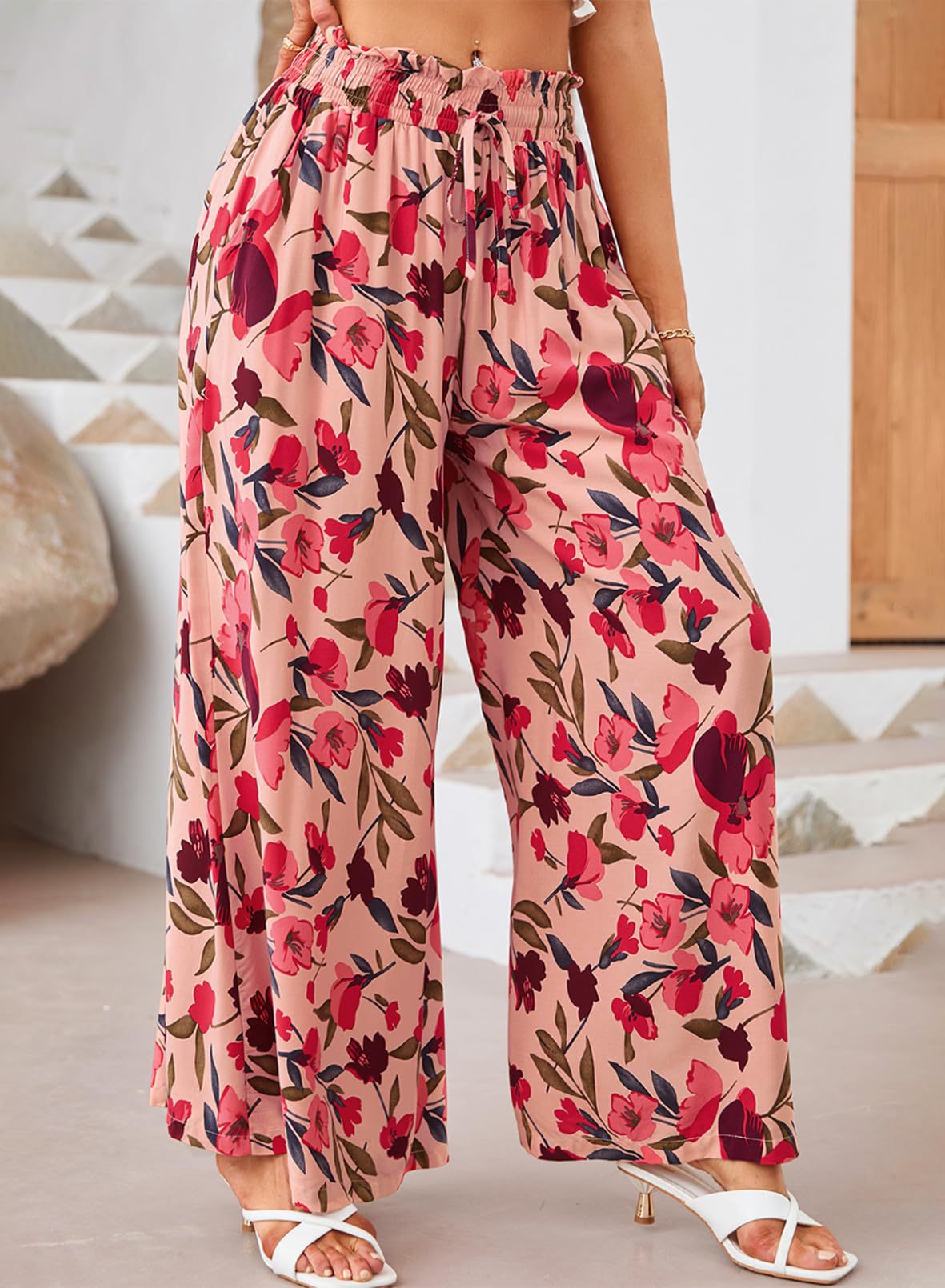 BaliFlow™ – Weit geschnittene Sommerhose mit floralem Print für stilvolle Leichtigkeit!