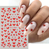 Britt | 3D Rote Herz Nagelkunst-Sticker
