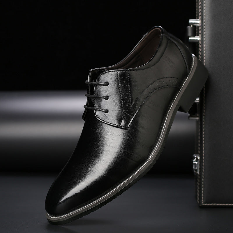 Jelle | Elegante Herren-Schnürschuhe mit Brogue-Details