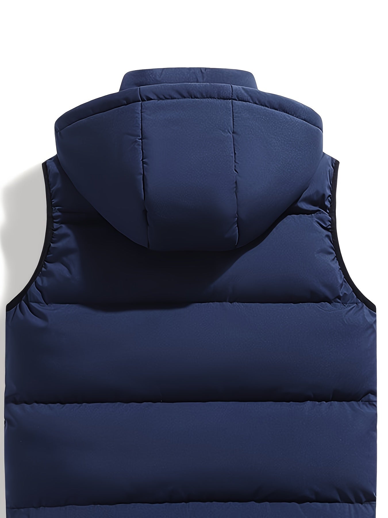 Daan | Warme, gesteppte Herren-Strickjacke mit Stehkragen und Kapuze