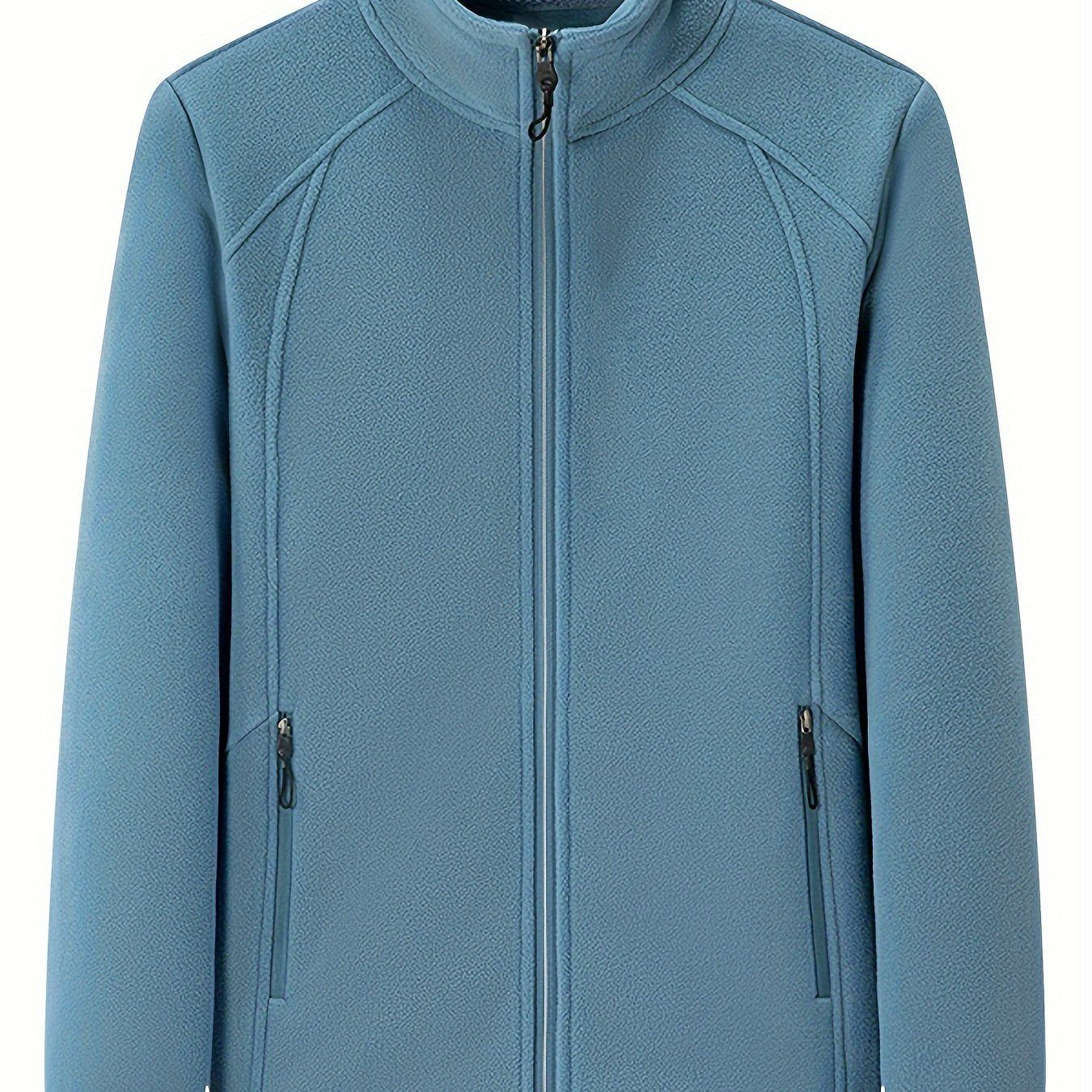 Nina | Plüsch Damen Outdoorjacke mit Stehkragen und langen Ärmeln