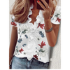 Femke | Chiffon bluse met plüsch