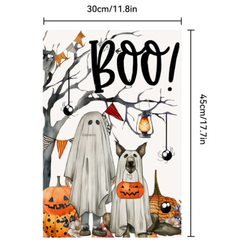 GhostBanner™ – Kreative Geister- und Halloween-Gartenfahnen für schaurige Dekorationen!