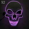 SkullGlow™ – Die ultimative leuchtende LED-Totenkopfmaske für Halloween-Partys!