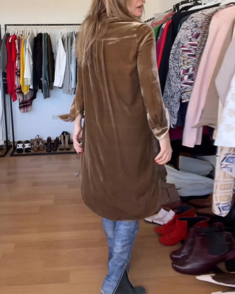 Farbige Blazerjacke mit Taschen