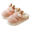 ReindeerCozy™ - Weihnachts-Hausschuhe mit Rentier-Design, weiche und warme Winterpantoffeln.