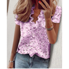 Femke | Chiffon bluse met plüsch