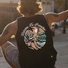 Finn | Dubbelzijdige grafische print heren tanktops