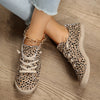 Leopard | Leopardenmuster Damen-Turnschuhe mit niedriger Leibhöhe