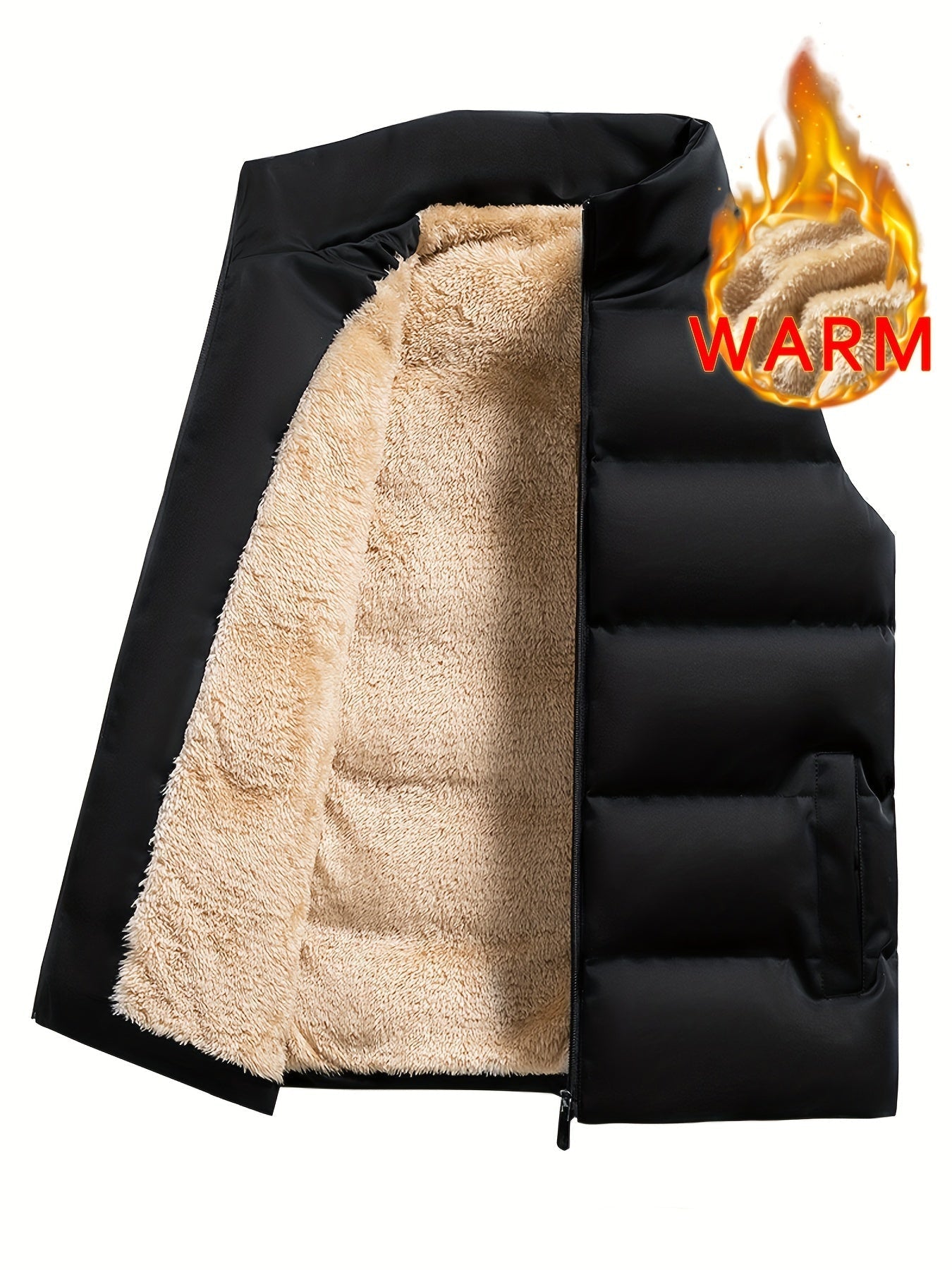 Lars | Warme Fleece-Winterweste für Herren