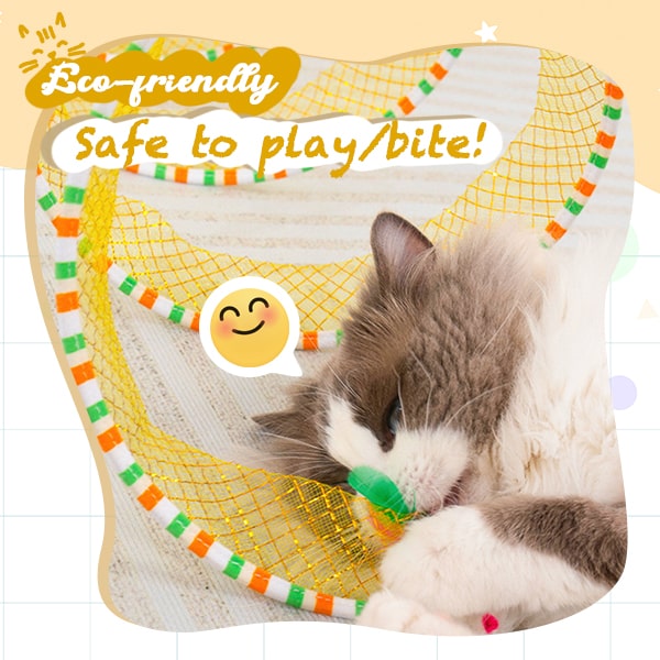 KittyTunnel™ - Der selbstspielende Jagd-Spiraltunnel für Katzen