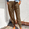 Xandra - Damen-Hose mit Leopardenmuster