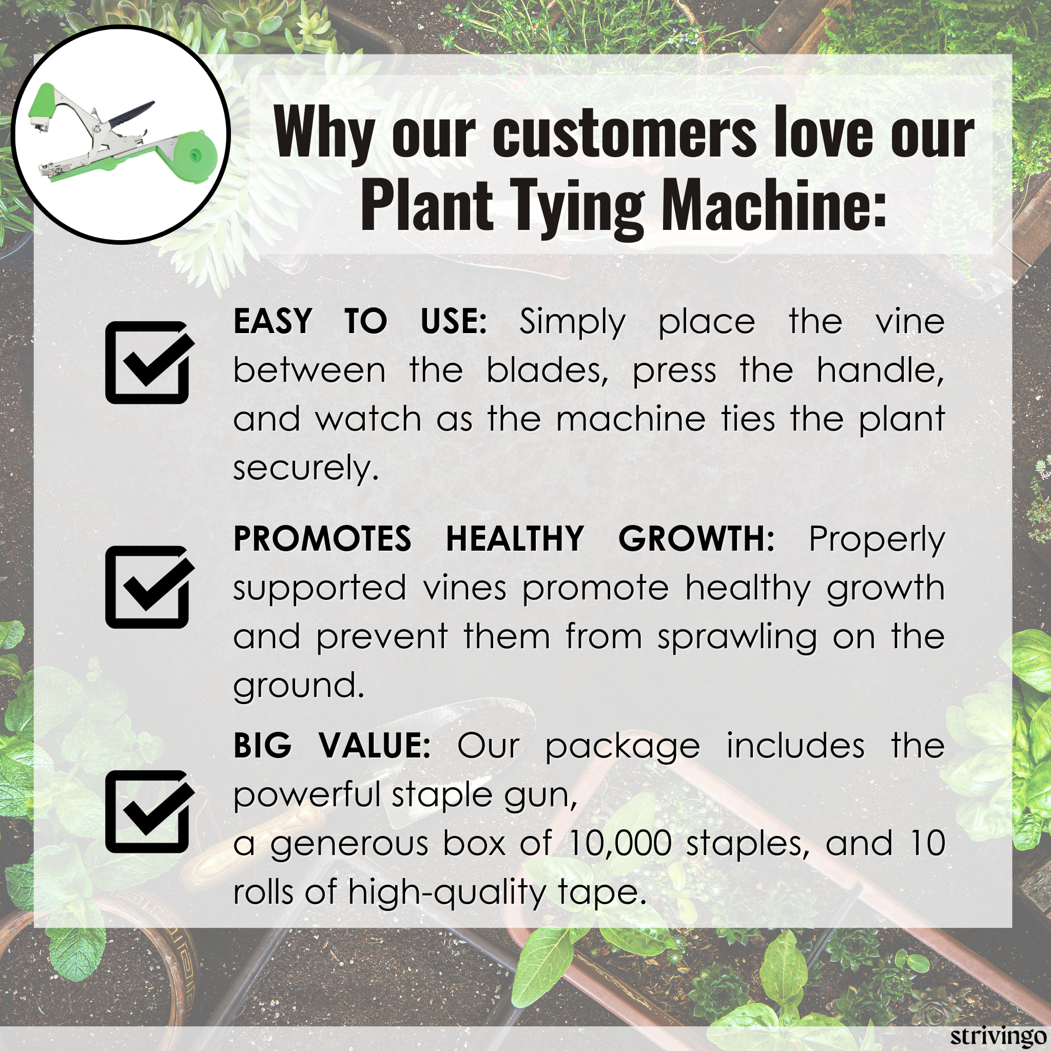 TieUp™ - Die ultimative Pflanzenbindemaschine für mühelose Gartenarbeit!