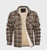 Jasper | Elegante Herren Flanelljacke im Vintage-Stil mit Fleece-Futter