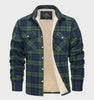Jasper | Elegante Herren Flanelljacke im Vintage-Stil mit Fleece-Futter