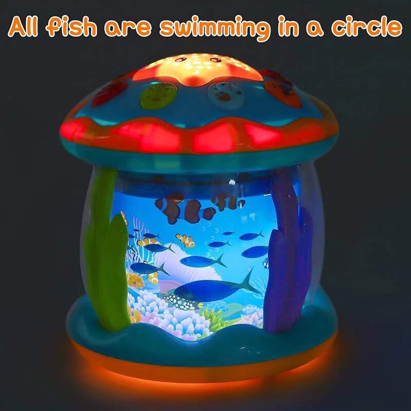 Oceanic™ Musikalischer Ozean-Lichtprojektor für Kleinkinder