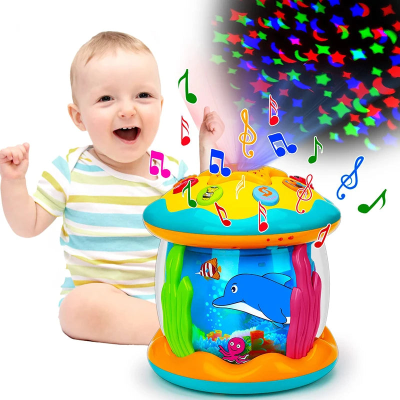 Oceanic™ Musikalischer Ozean-Lichtprojektor für Kleinkinder