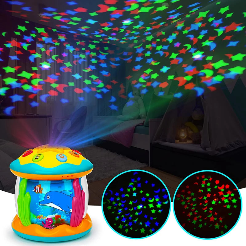 Oceanic™ Musikalischer Ozean-Lichtprojektor für Kleinkinder