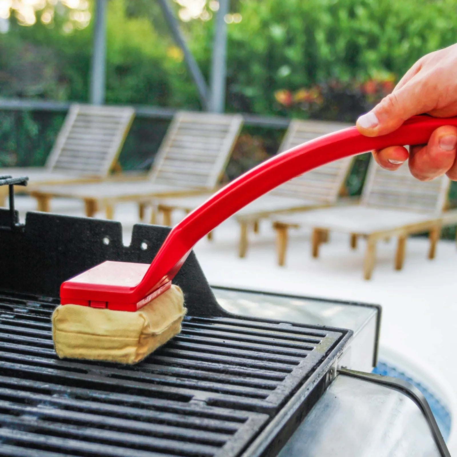 CleanGrill™ - Der ultimative BBQ-Reinigungsbürste mit austauschbarem Kopf