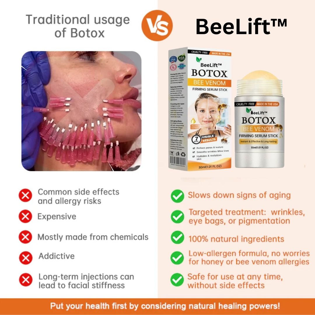 BeeLift™ – Die revolutionäre Botox-Bienenserum-Festigungsstick für jugendliche Haut!