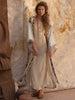 Jiska | Boho bedruckter Kimono Strandjacke