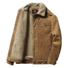 Blake | Trendige Cordjacke Für Herren Mit Kunstfellfutter