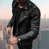 Darrel | Trendige Bikerjacke mit Taschen und Reißverschlüssen