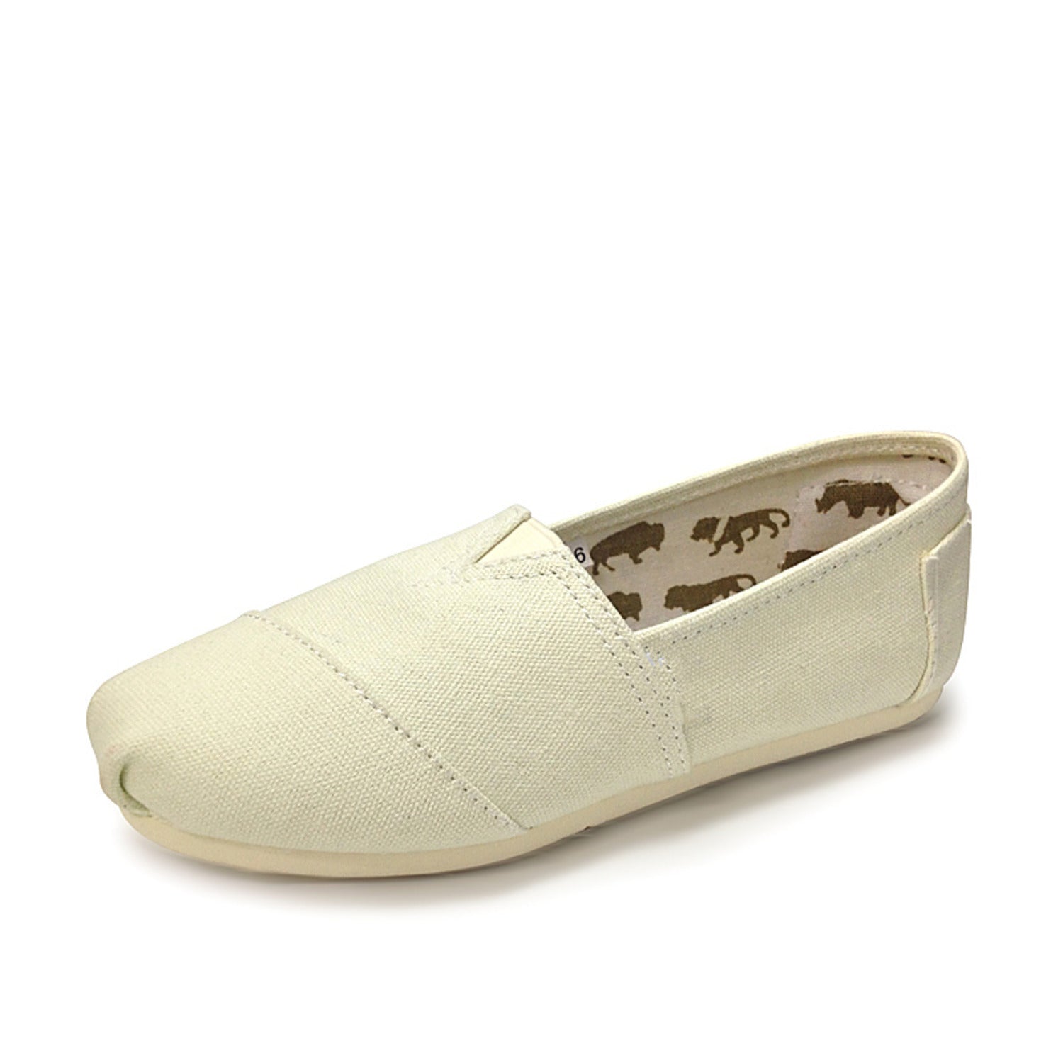 Sophia | Unifarbene Espadrilles aus Canvas