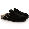 Birken | Slipper aus Wildleder mit Schnalle