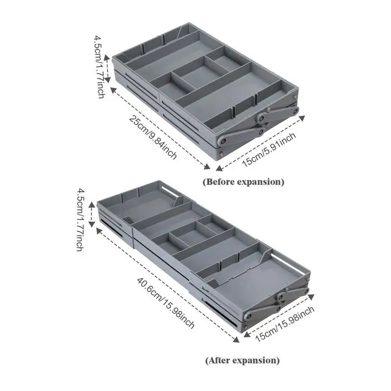 FlexiTray™ - Der flexible und erweiterbare Schubladenorganisator!