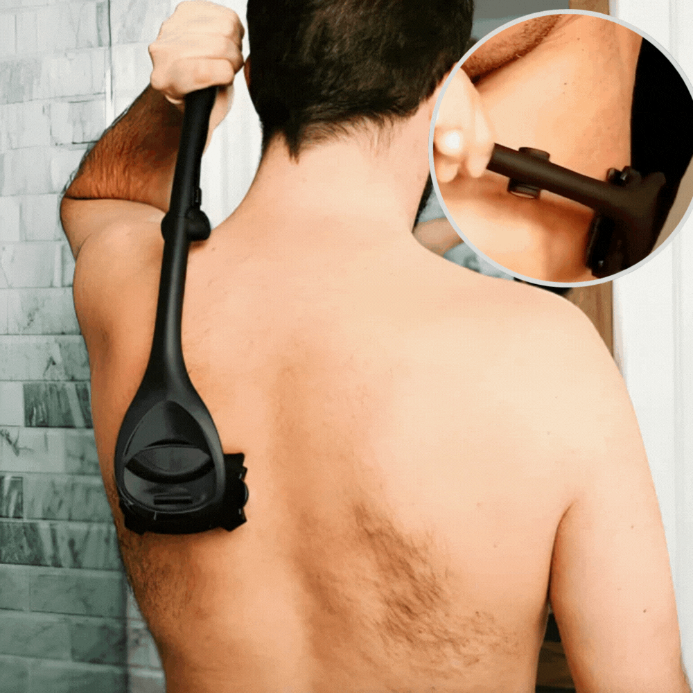 MachoGroom™ Rückenrasierer für Männer | glatte Haut ohne Schmerzen